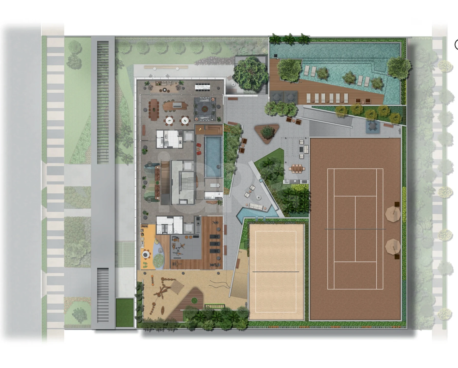 Planta — Pavimento lazer
