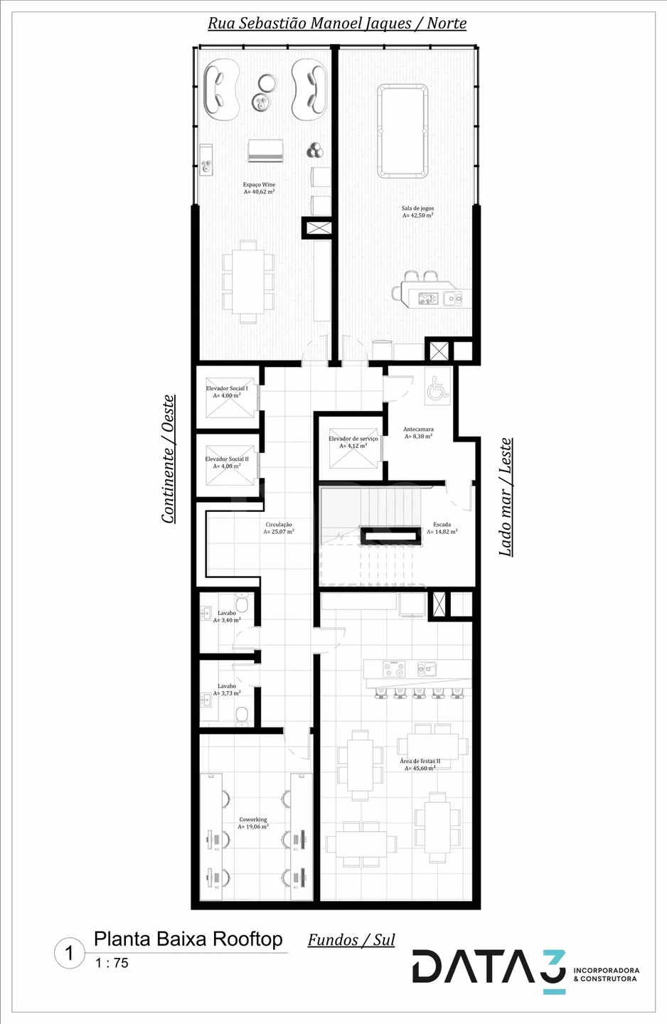 Planta — Pavimento rooftop