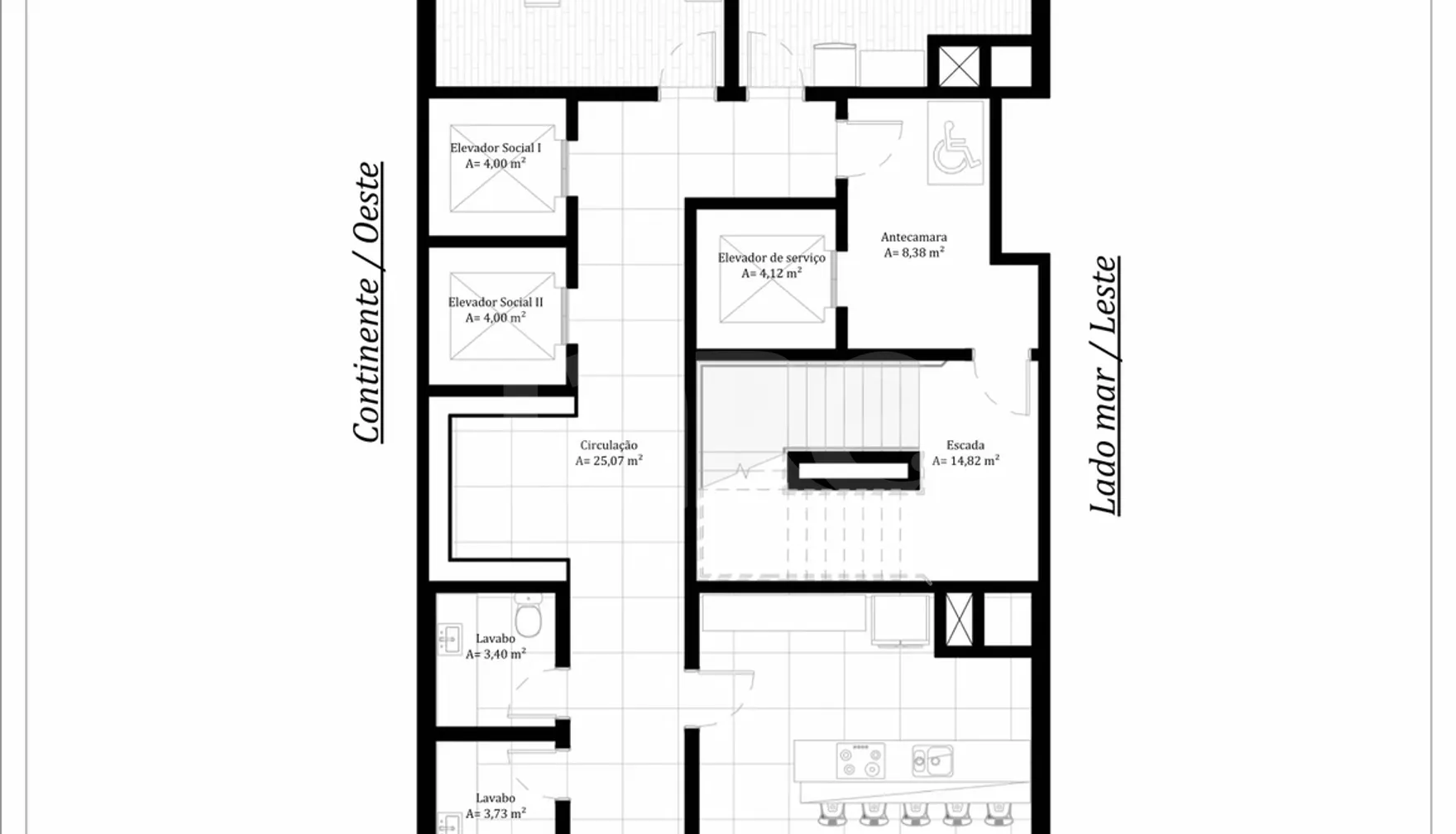 Planta — Pavimento rooftop