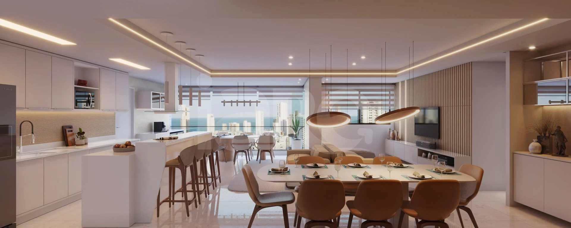 Alameda Jardins - Apartamento com 131,82 m², em Boa Viagem — foto 3