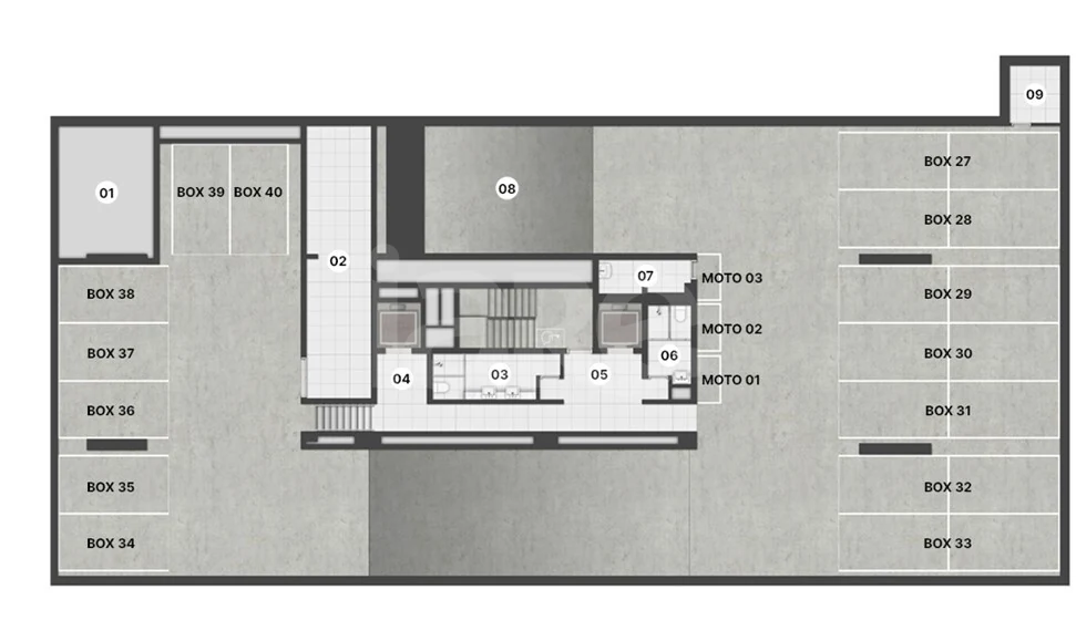 Planta — Pavimento subsolo 3