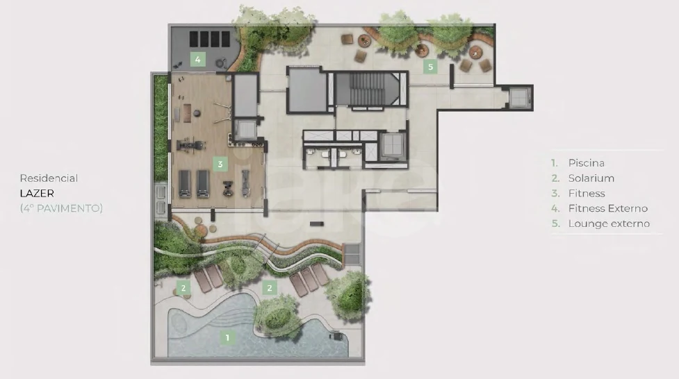Planta — Pavimento lazer