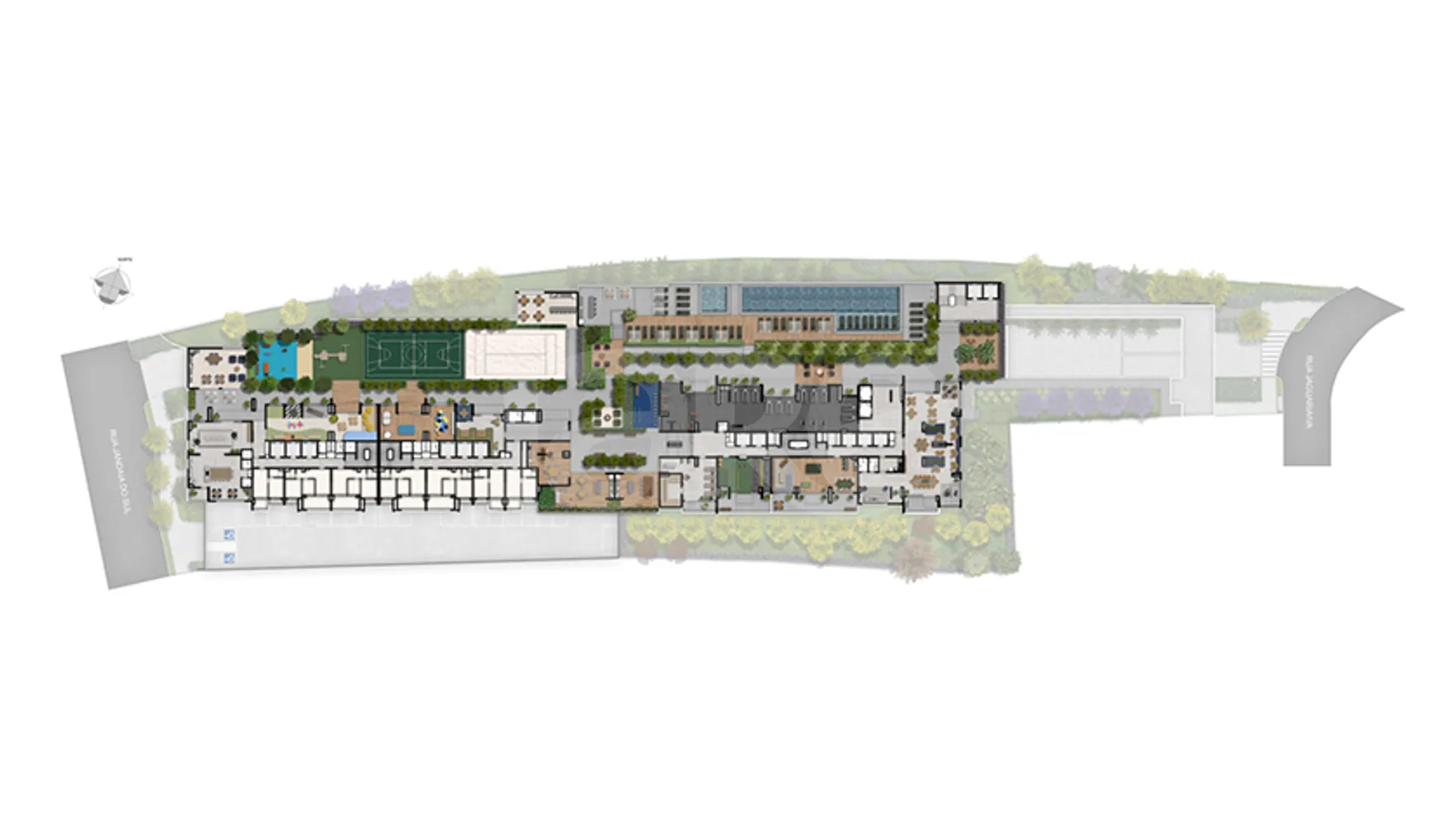 Planta — Pavimento lazer