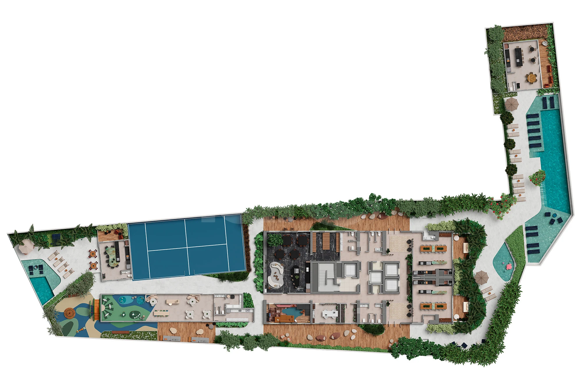 Planta — Pavimento lazer 1