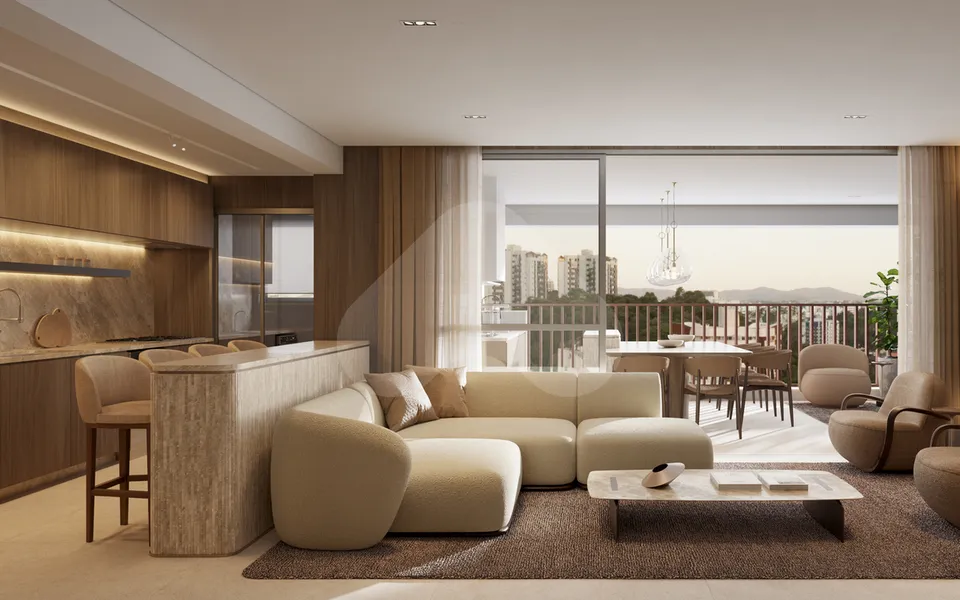 Monã Anália Franco Home - Apartamento com 106,4 m², em Jardim Anália Franco — foto 2