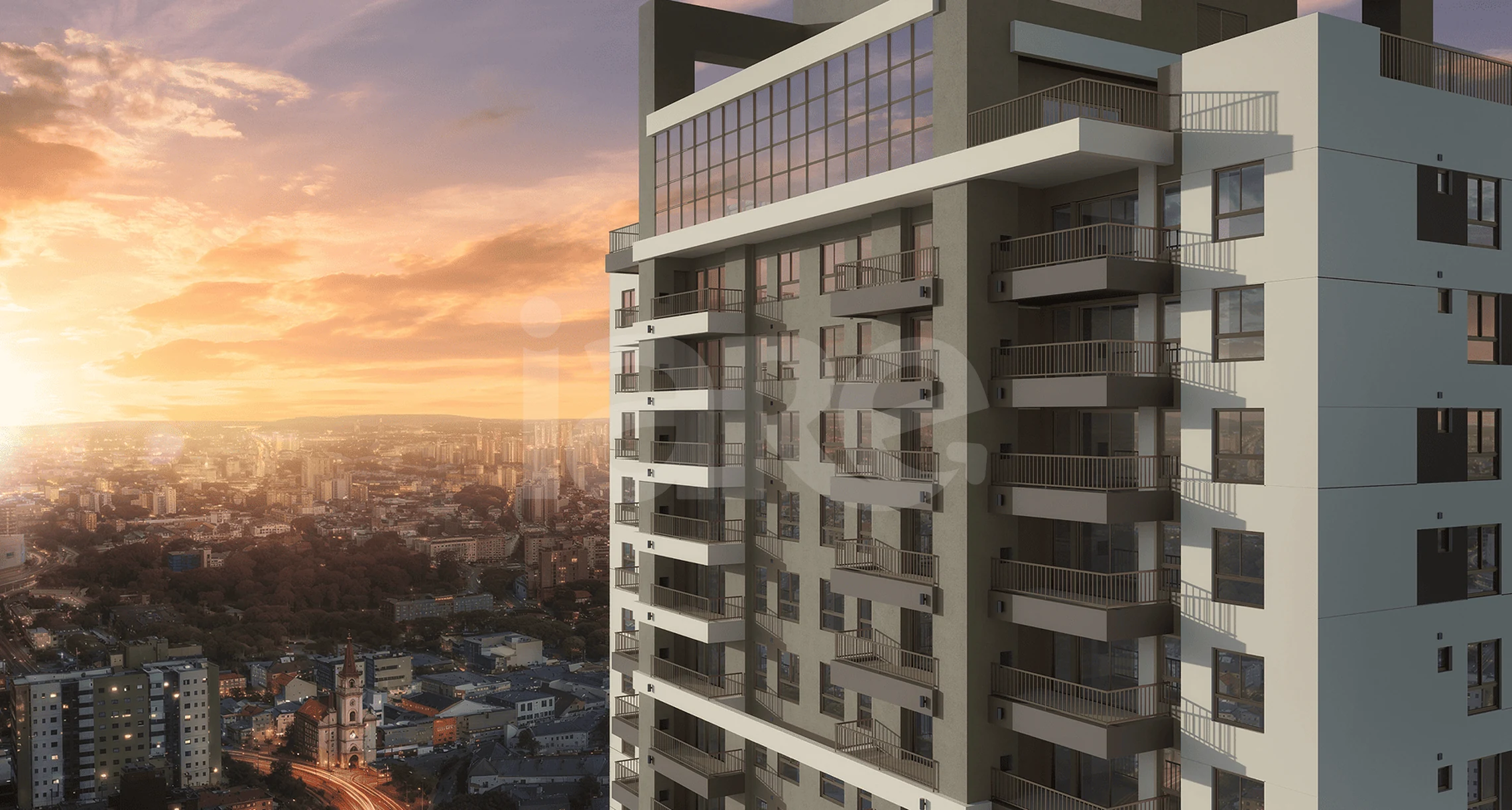 Linea - Apartamento com 65,01 m², em Portão — foto 1