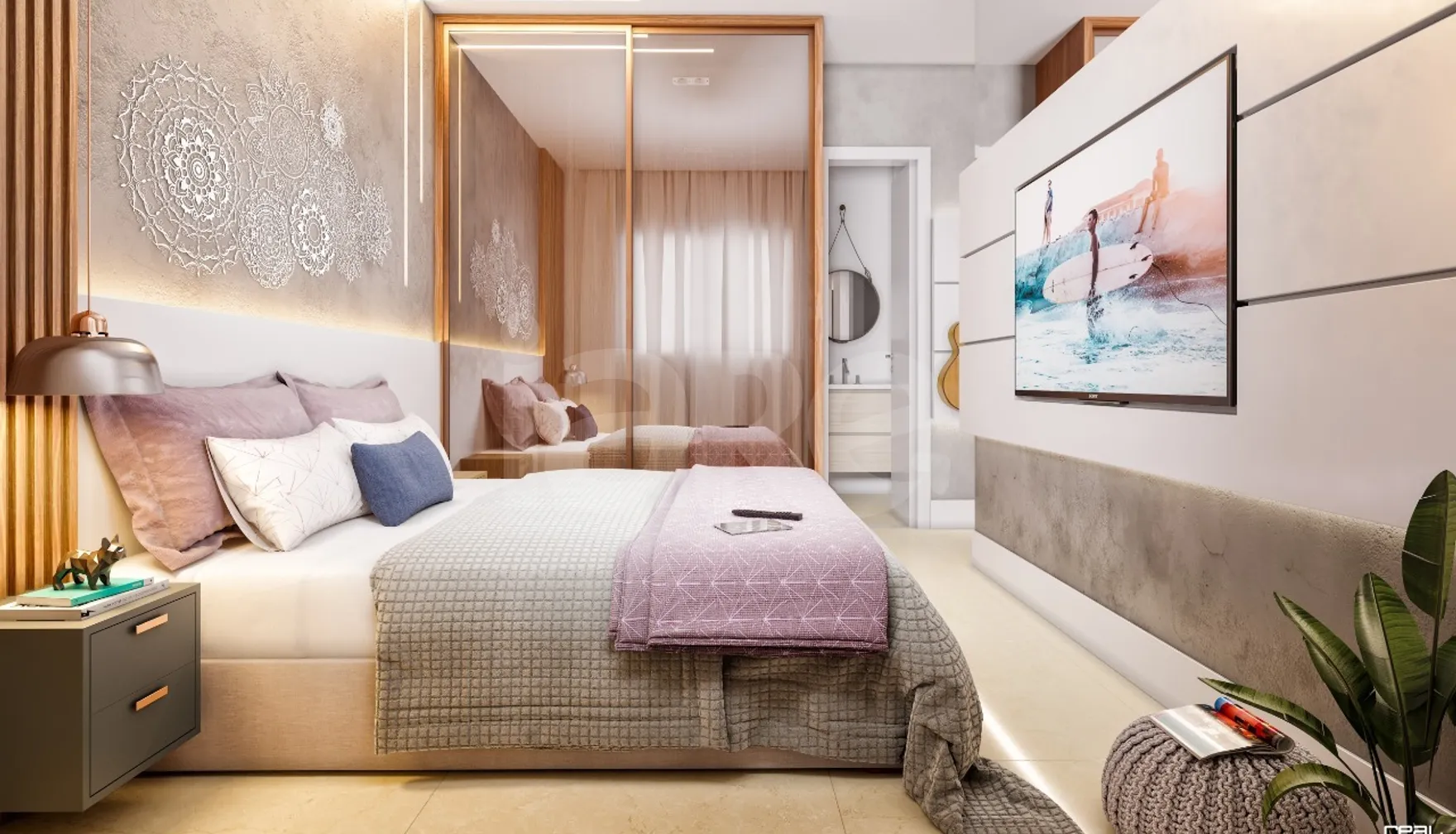 Praia Boulevard - Apartamento com 58,6 m², em Jockey de Itaparica — foto 4