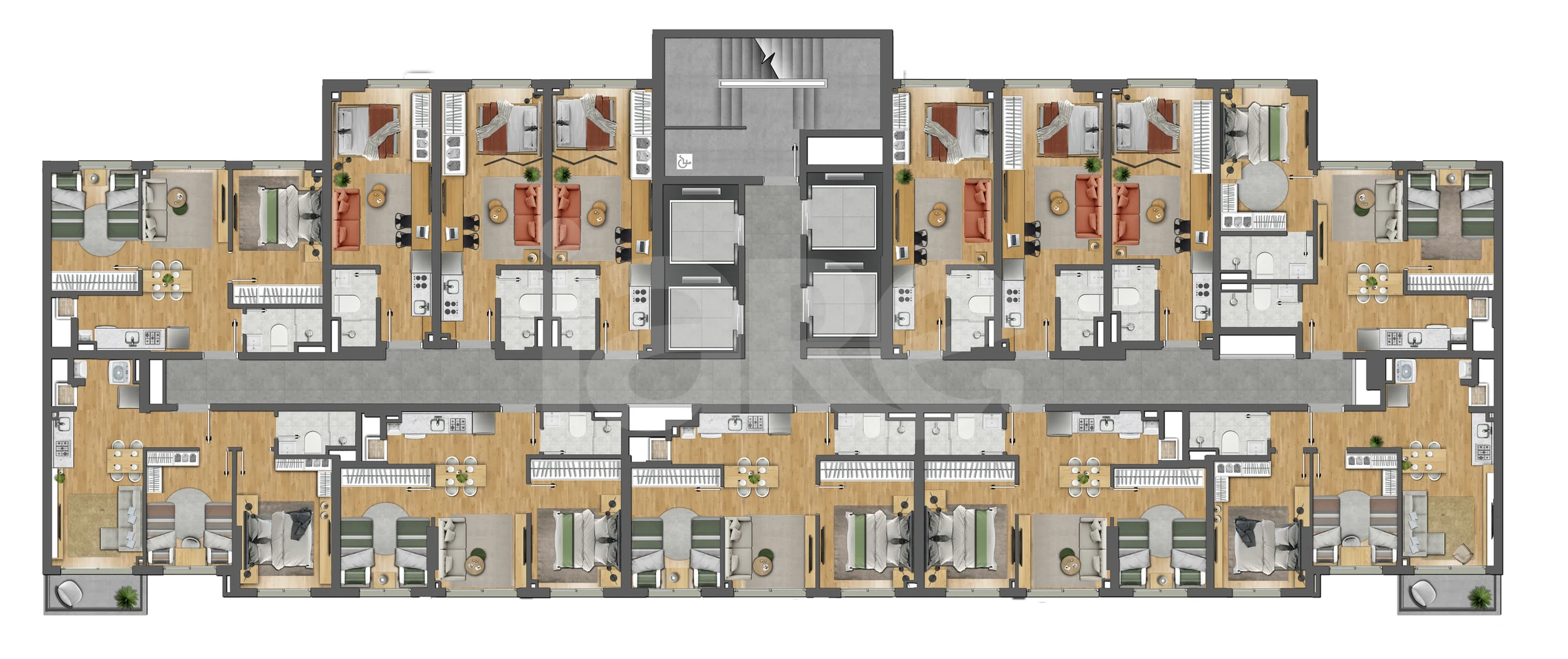 Planta — Pavimento 19