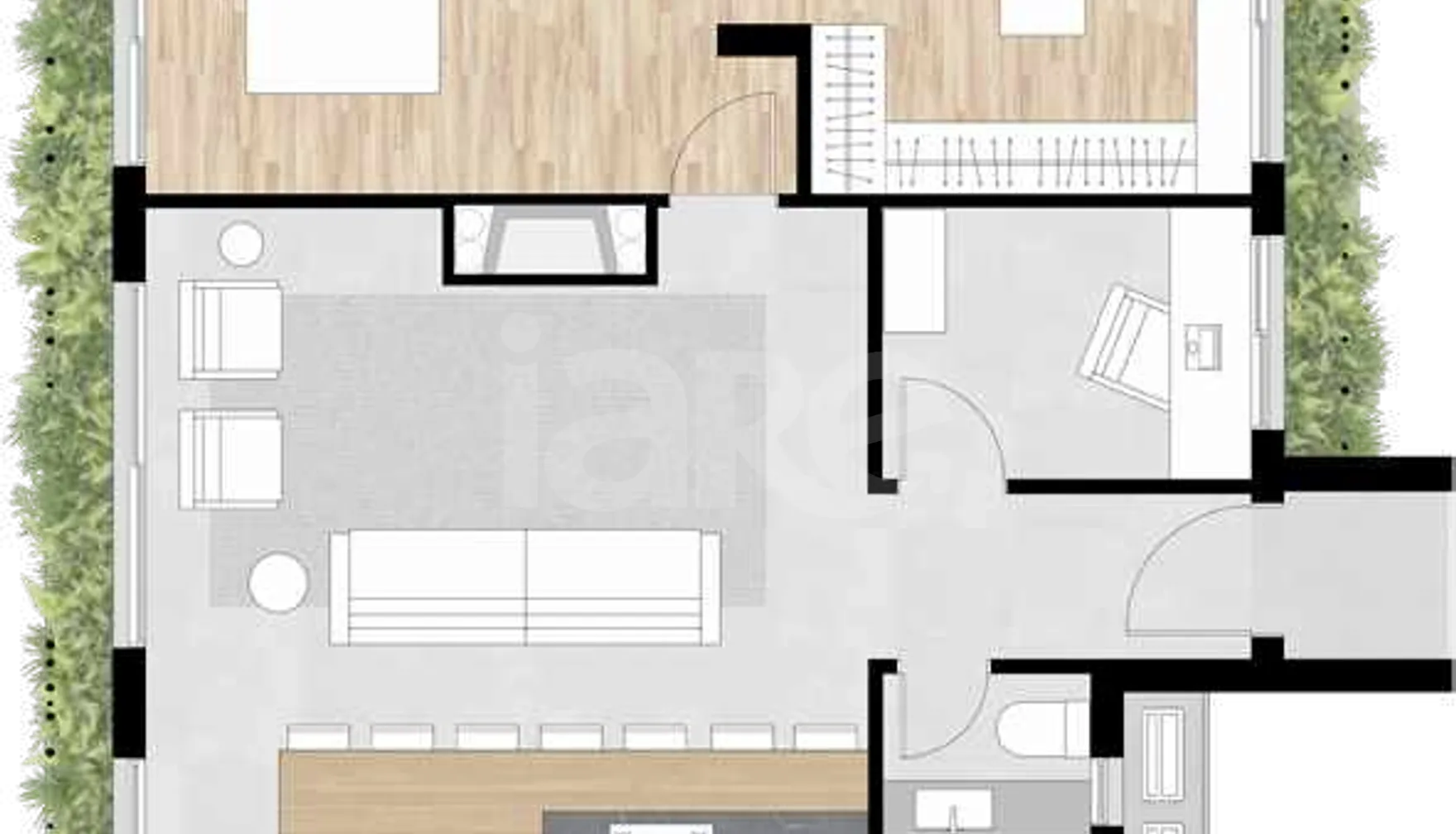 Planta — Garden 112,49 m²