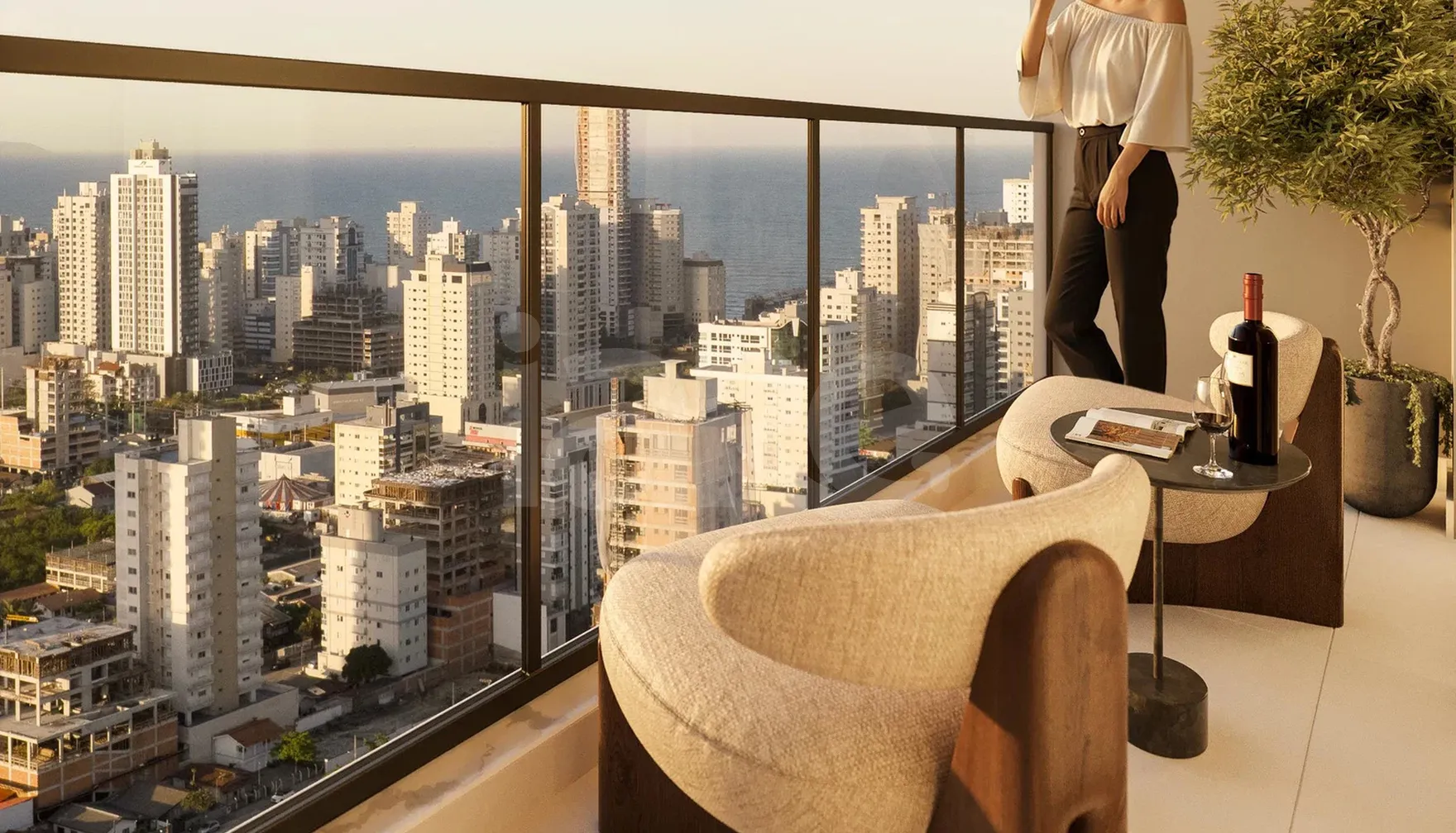Brizza Studios - Apartamento com 44 m², em Balneário Perequê — foto 5