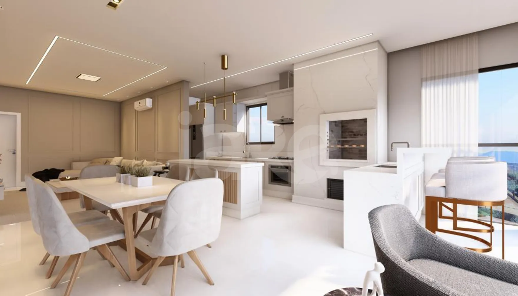Santa Monica Beach Residence - Apartamento com 80 m², em Perequê — foto 9