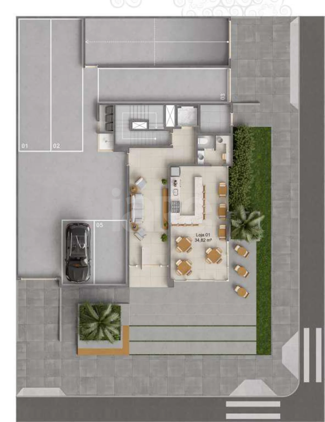 Planta — Pavimento térreo