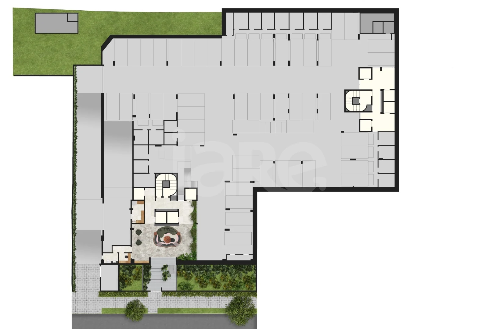 Planta — Pavimento subsolo 1