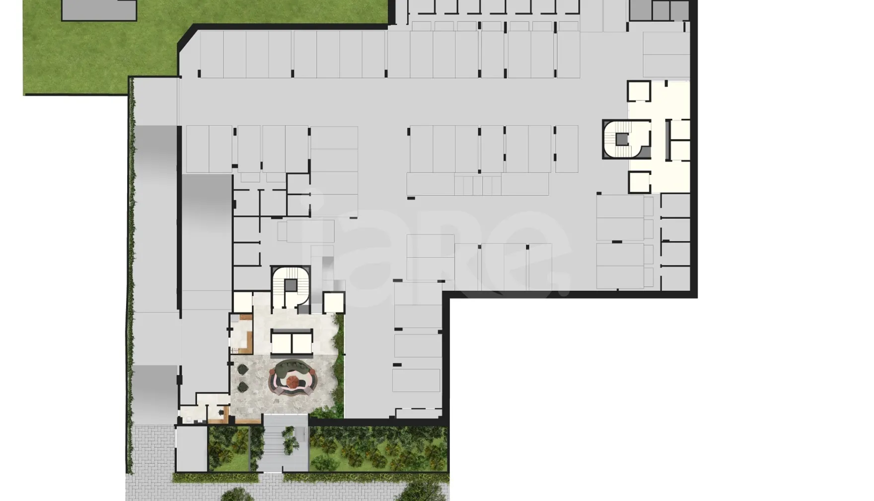 Planta — Pavimento subsolo 1