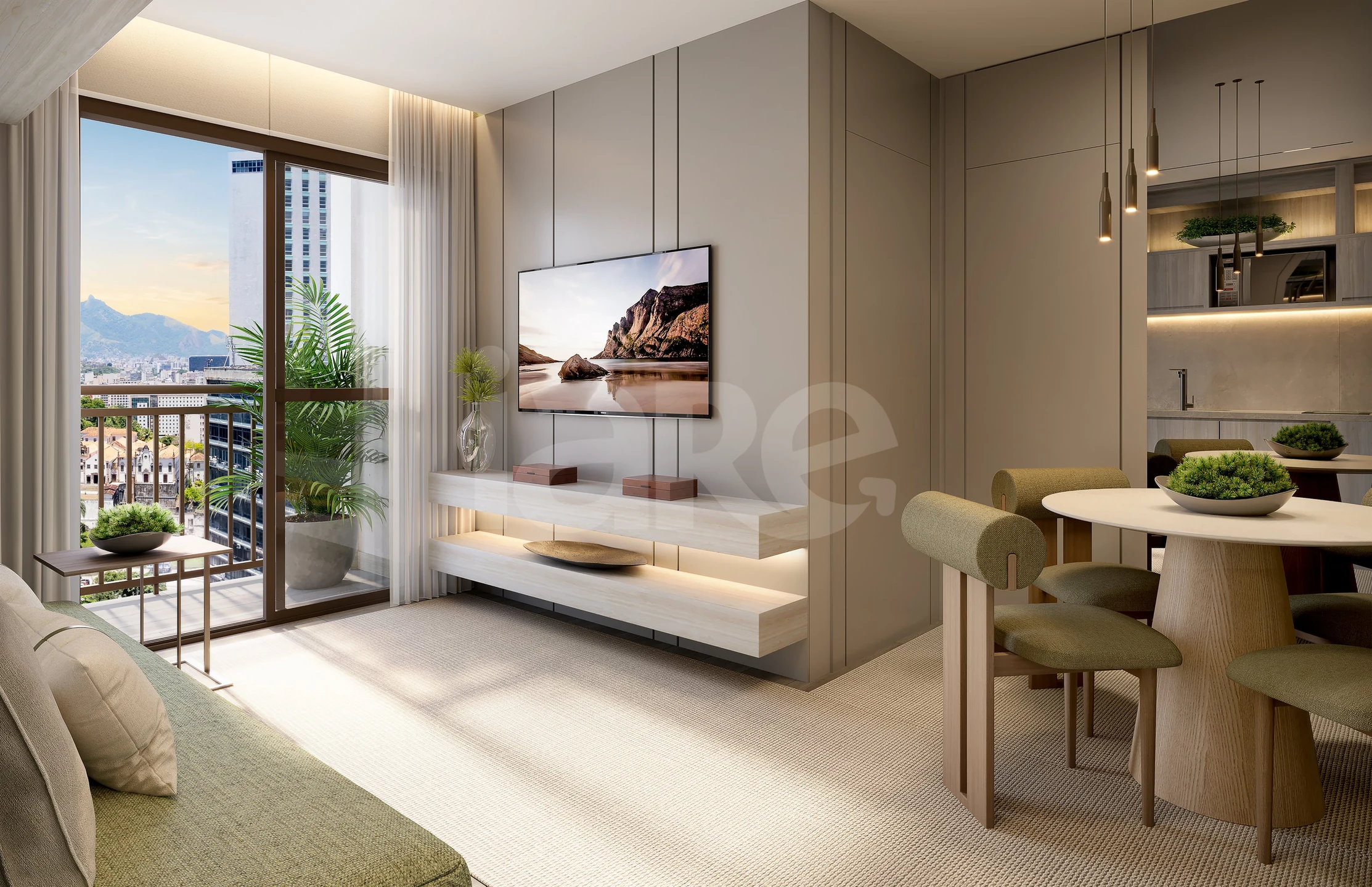 Connect Square - Studio com 24 m², em Centro — foto 2