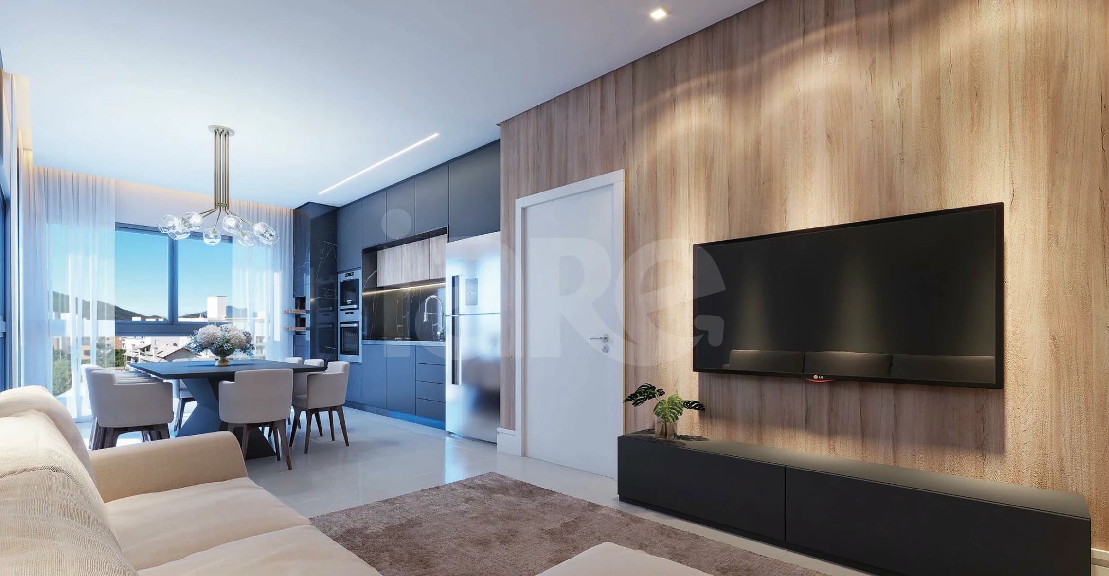 Bella Vita - Apartamento com 127,74 m², em Canto Grande — foto 2