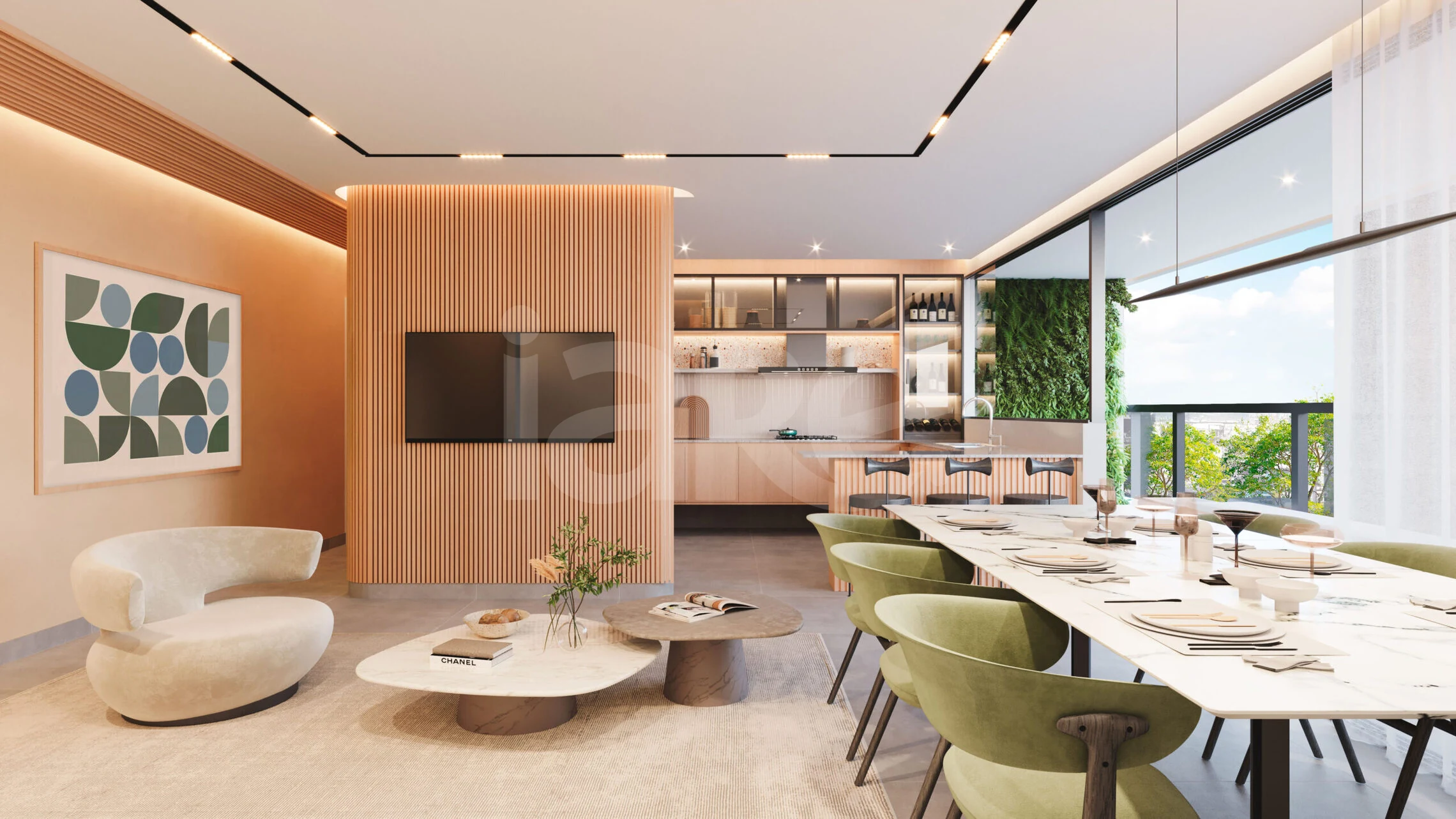 Porto Canal - Garden com 142,99 m², em Jardim da Penha — foto 2