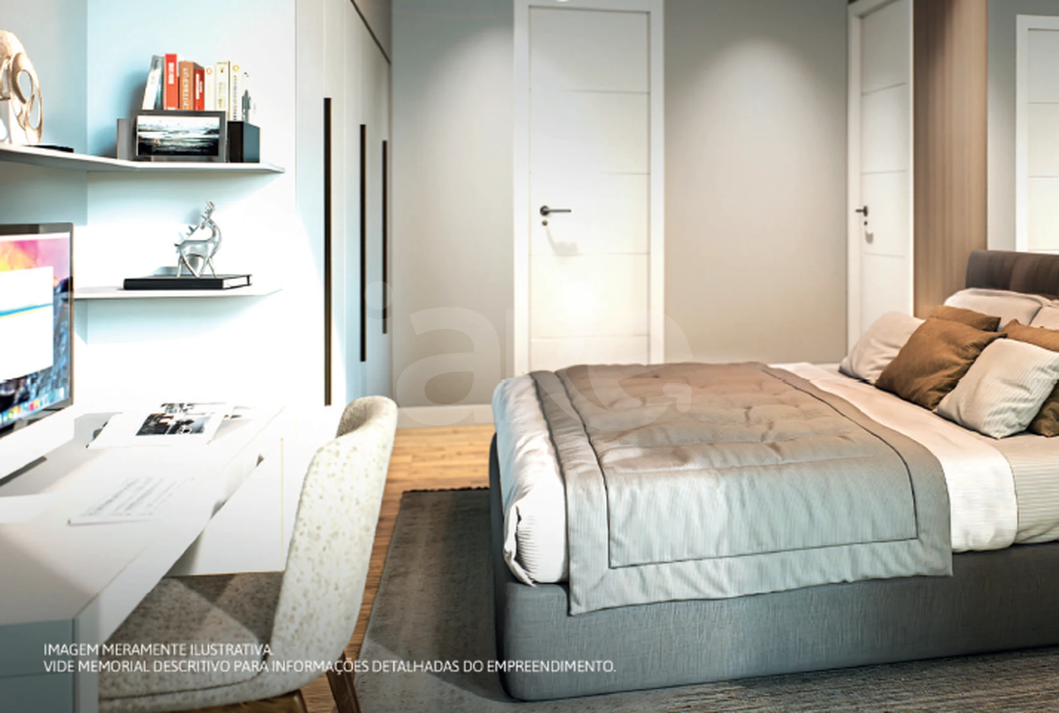 Lazuli Residence - Apartamento com 79,84 m², em Ponta das Canas — foto 3