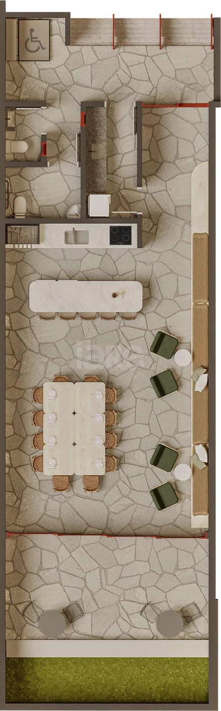 Planta — Espaço gourmet