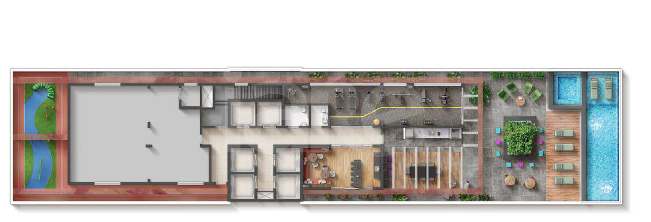 Planta — Pavimento rooftop