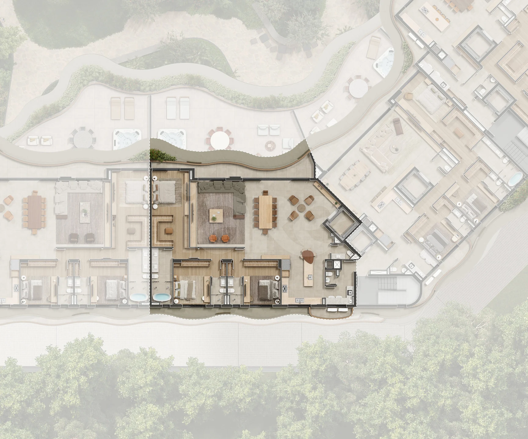 Planta — Apartamento 231,03 m²