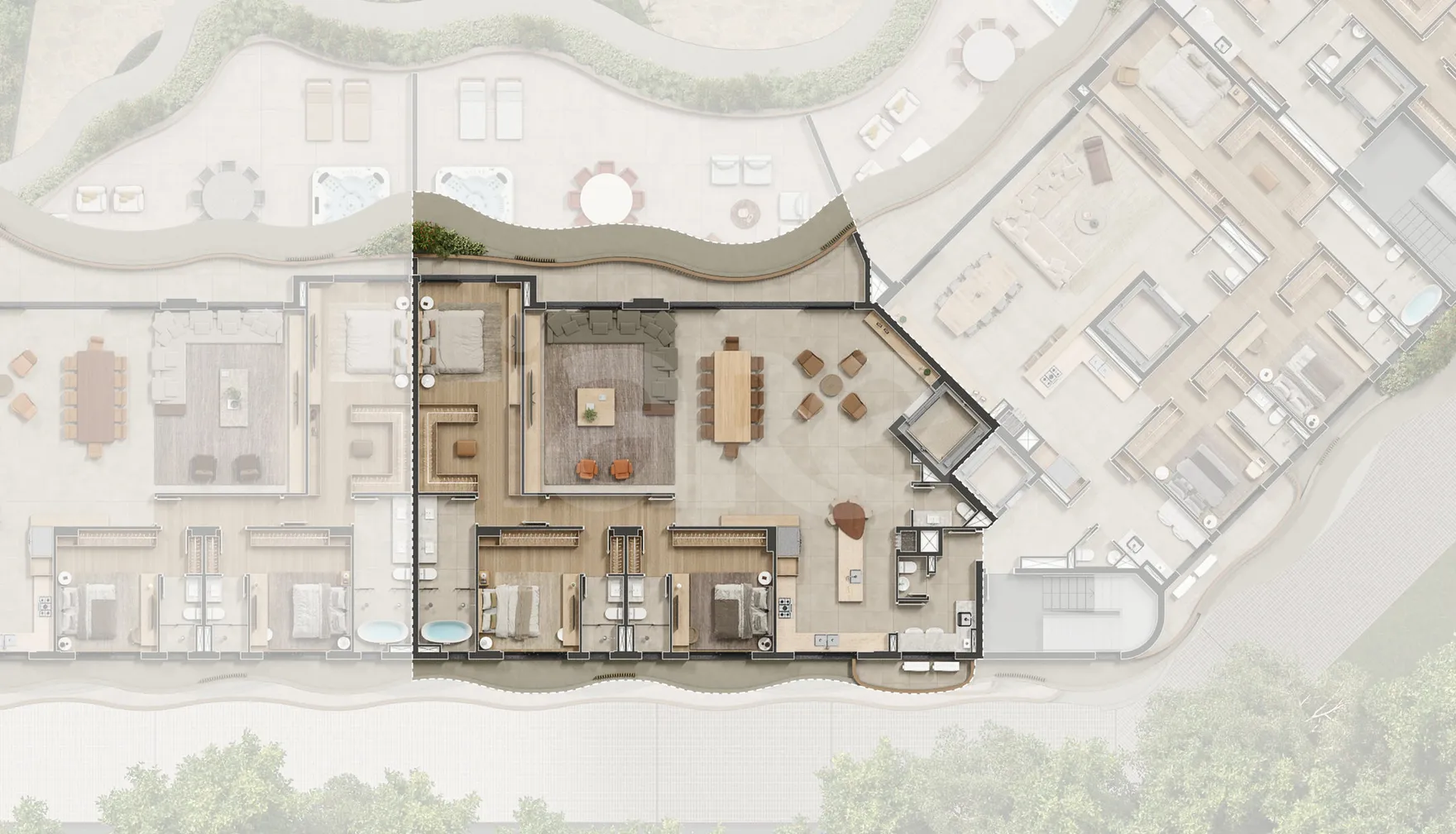 Planta — Apartamento 231,03 m²