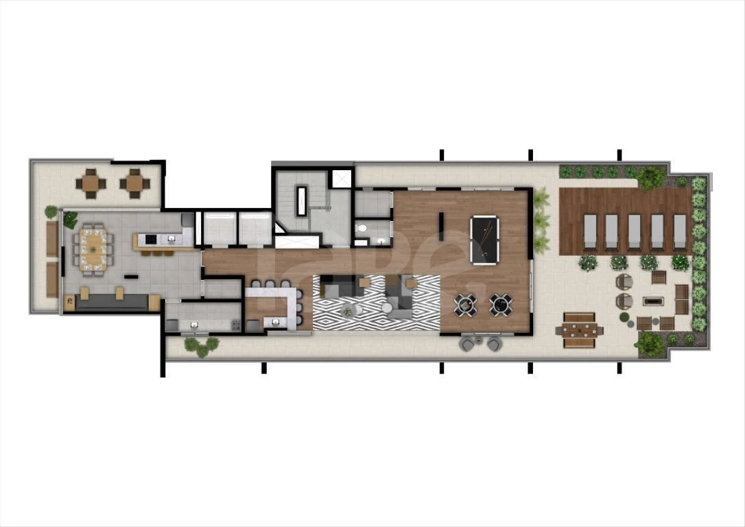 Planta — Pavimento rooftop