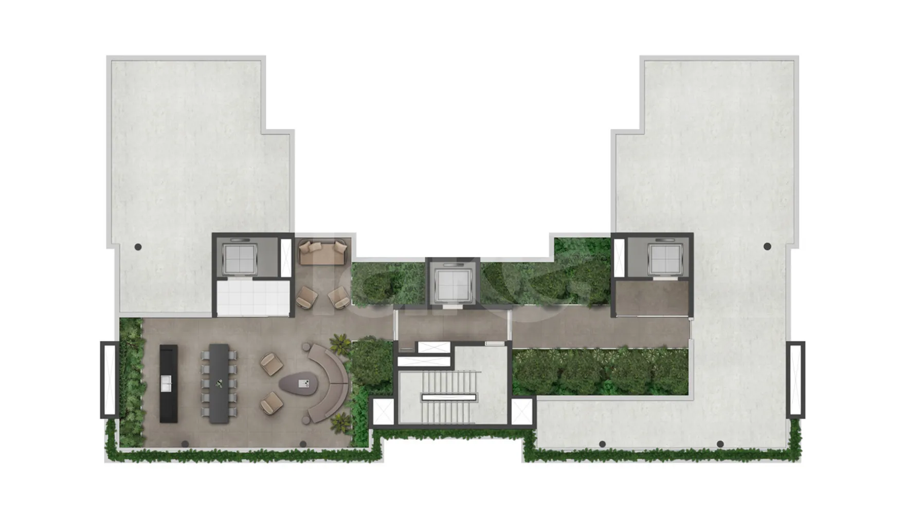 Planta — Pavimento terraço 1