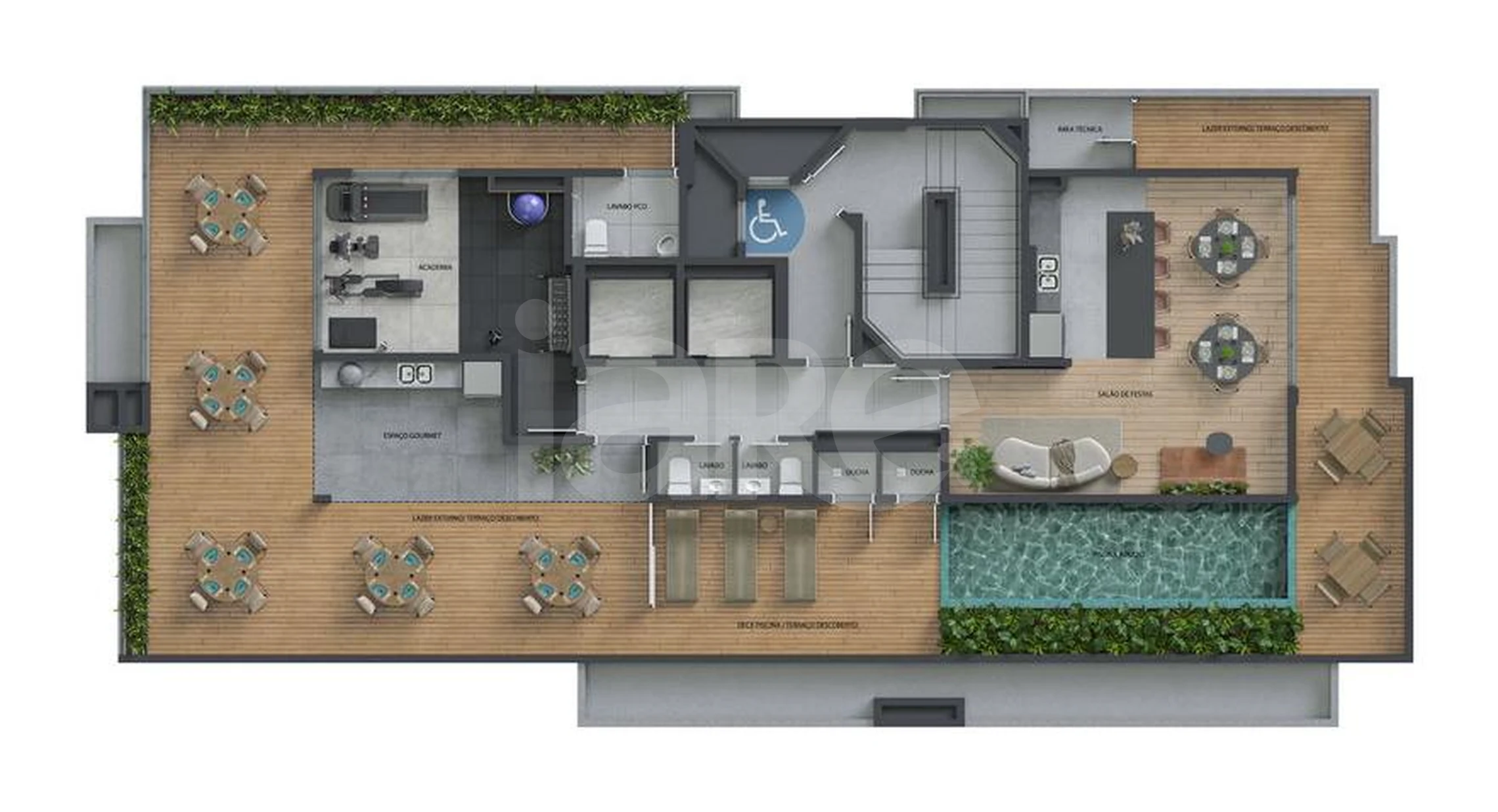 Planta — Pavimento rooftop
