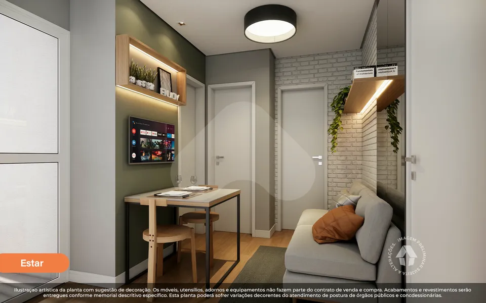 Metrocasa Parque Independência - Apartamento com 27,49 m², em Vila Monumento — foto 4
