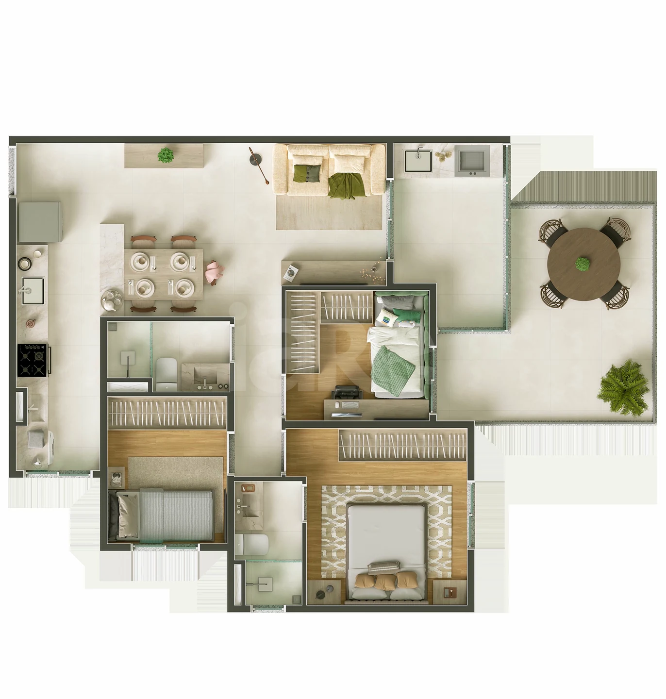 Planta — PLANTA 73M² GARDEN