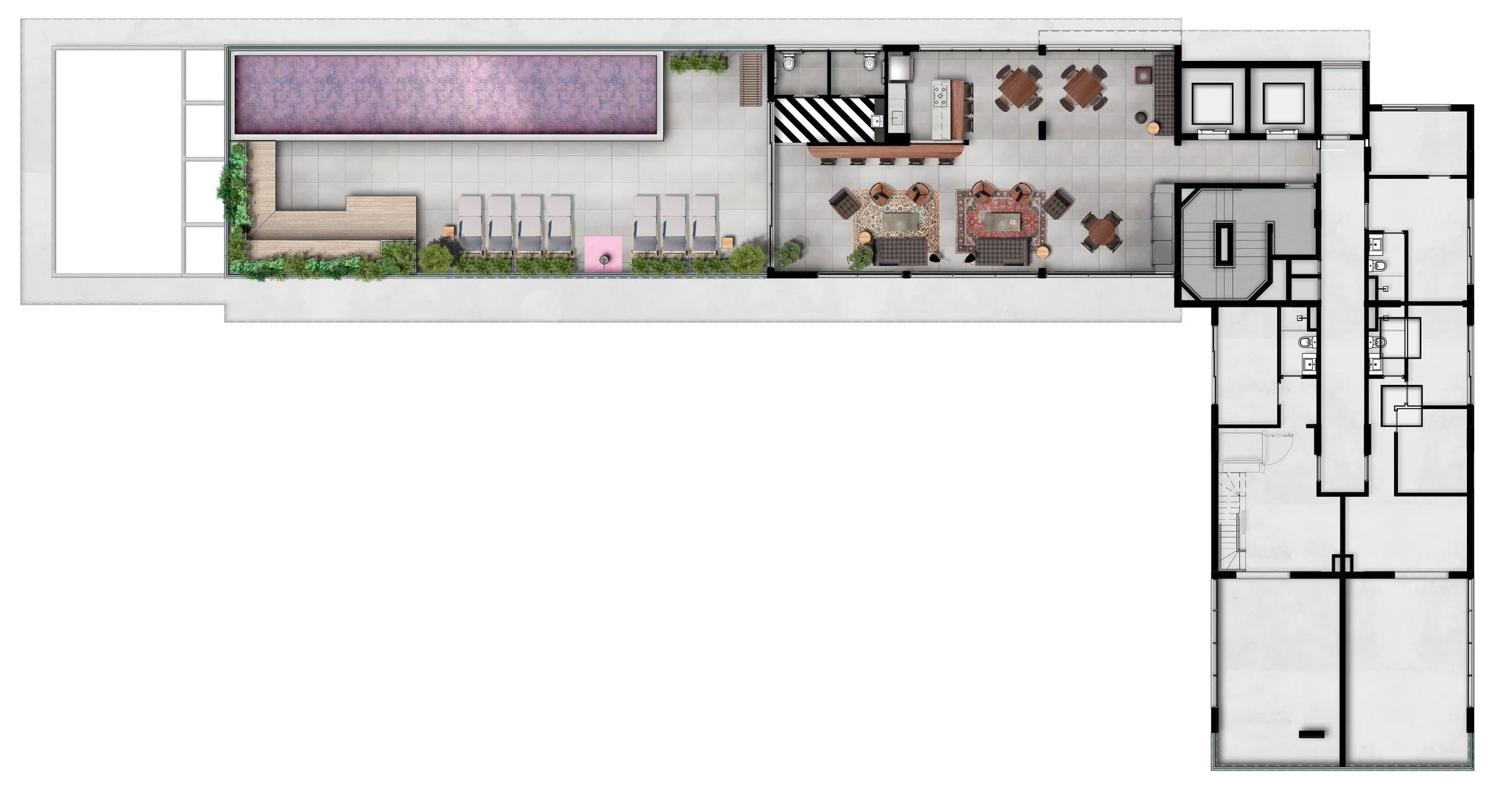 Planta — Pavimento lazer 2