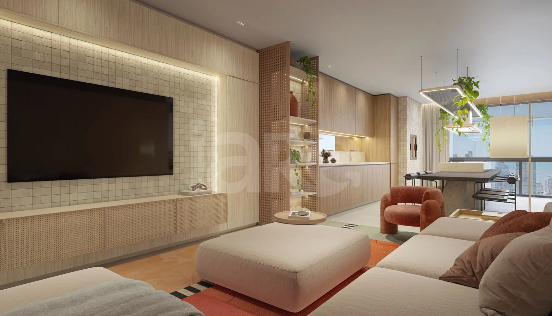Biomas - Apartamento com 125,79 m², em Meia Praia — foto 3