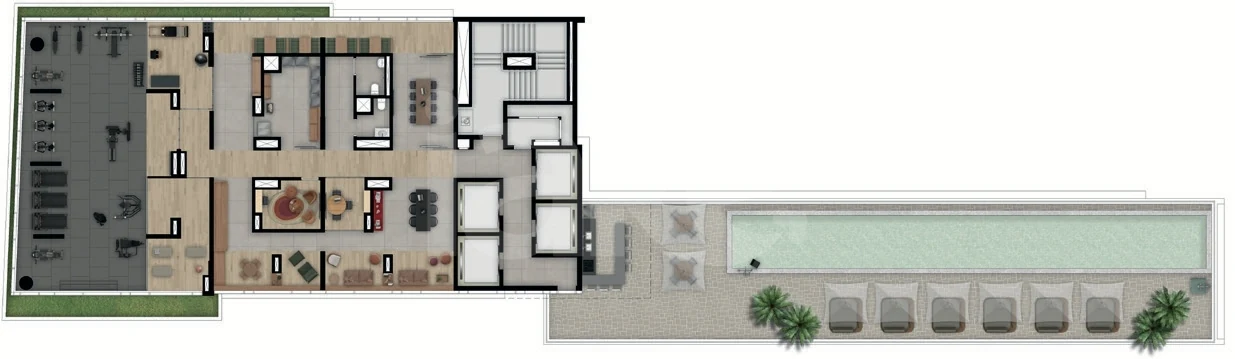 Planta — Pavimento rooftop