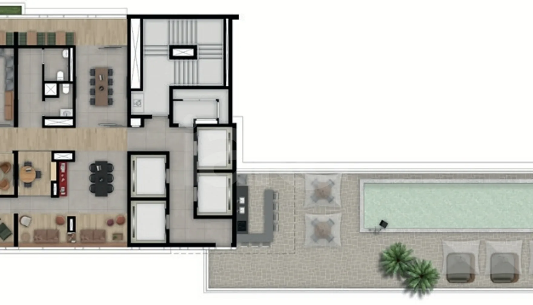 Planta — Pavimento rooftop