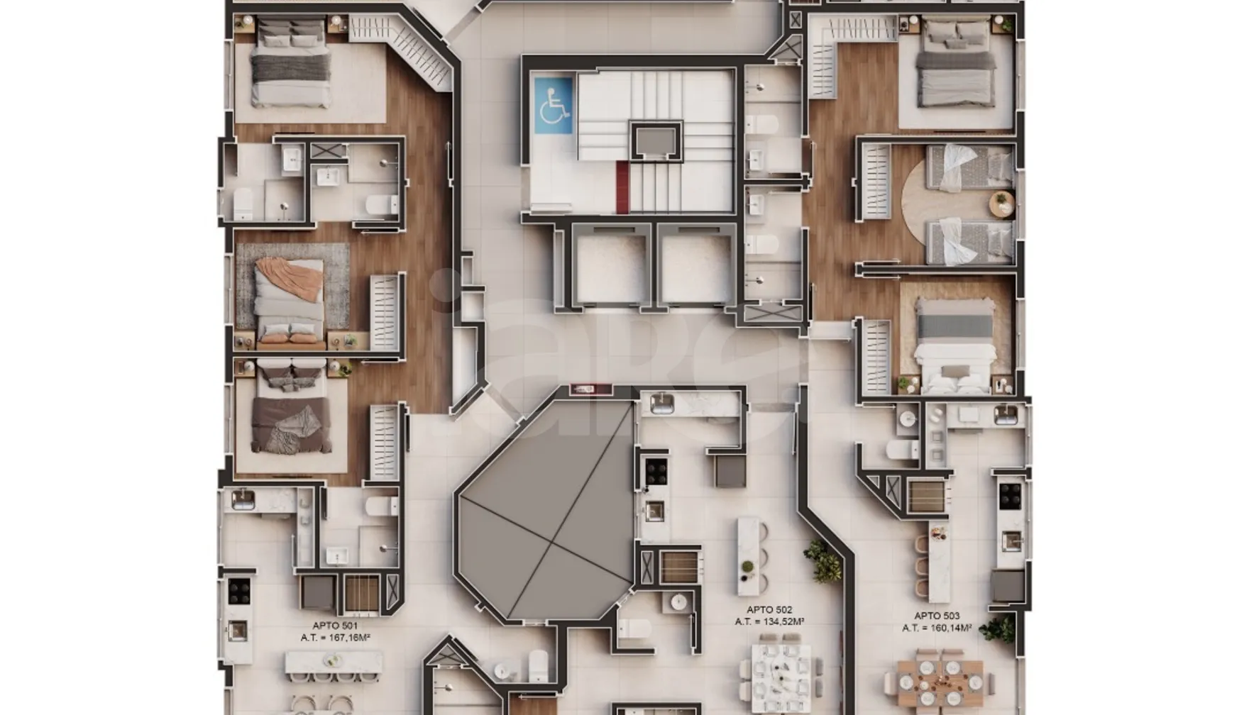 Planta — Pavimento 5