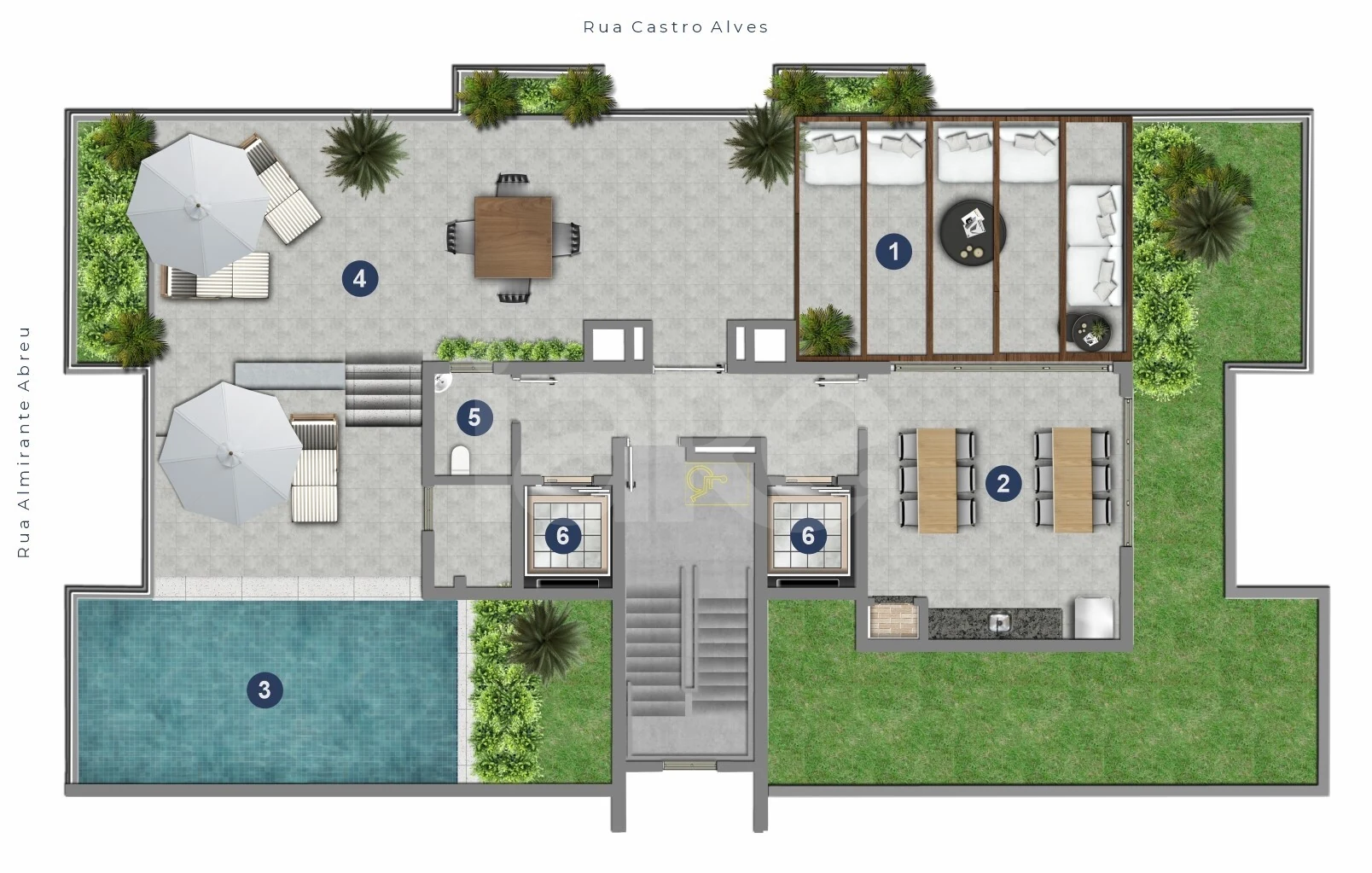 Planta — Pavimento rooftop
