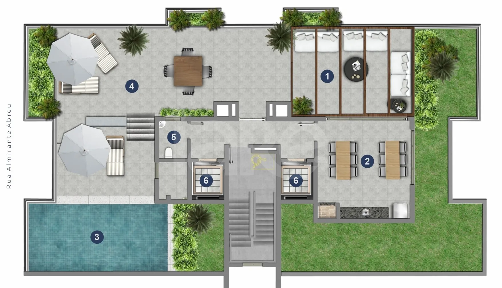 Planta — Pavimento rooftop