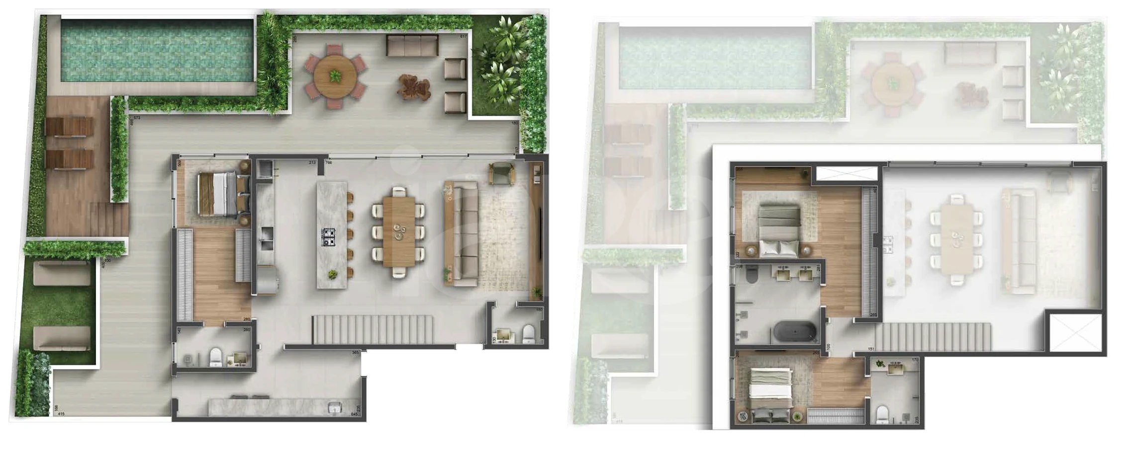 Planta — Garden 308,95 m²