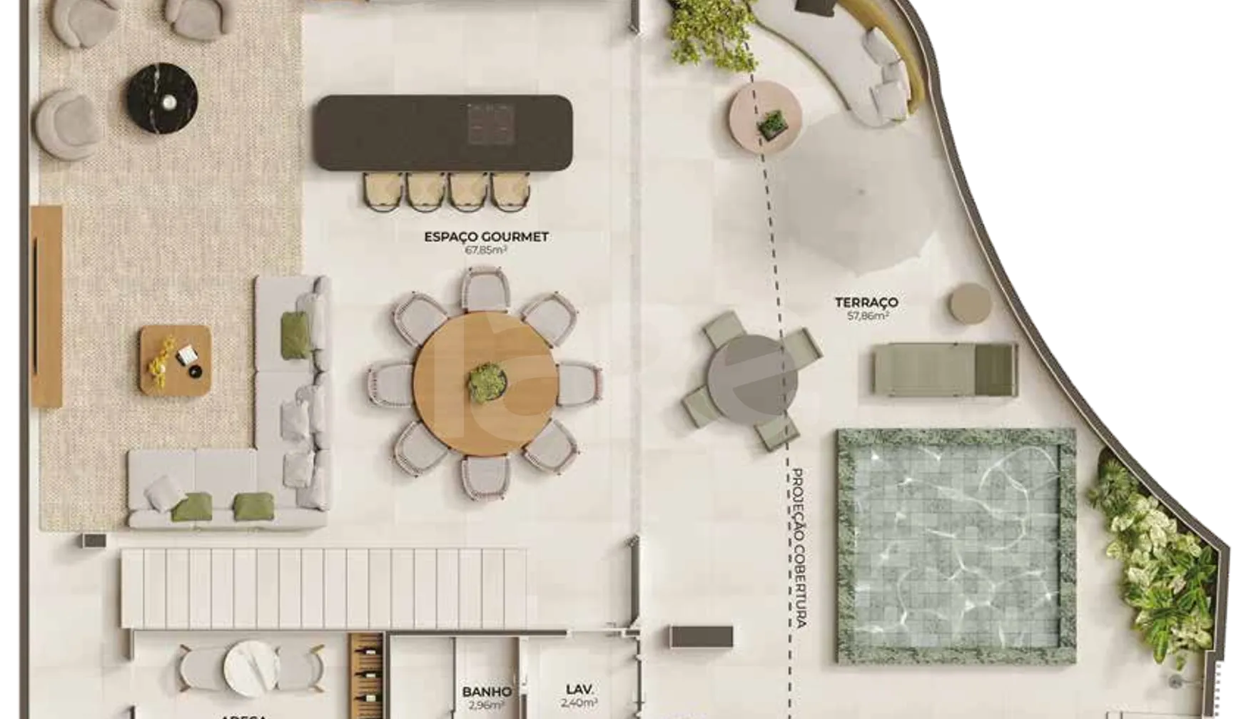 Planta — Garden 451,87 m²