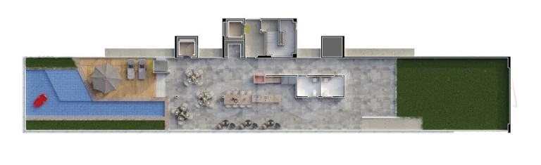 Planta — Pavimento rooftop