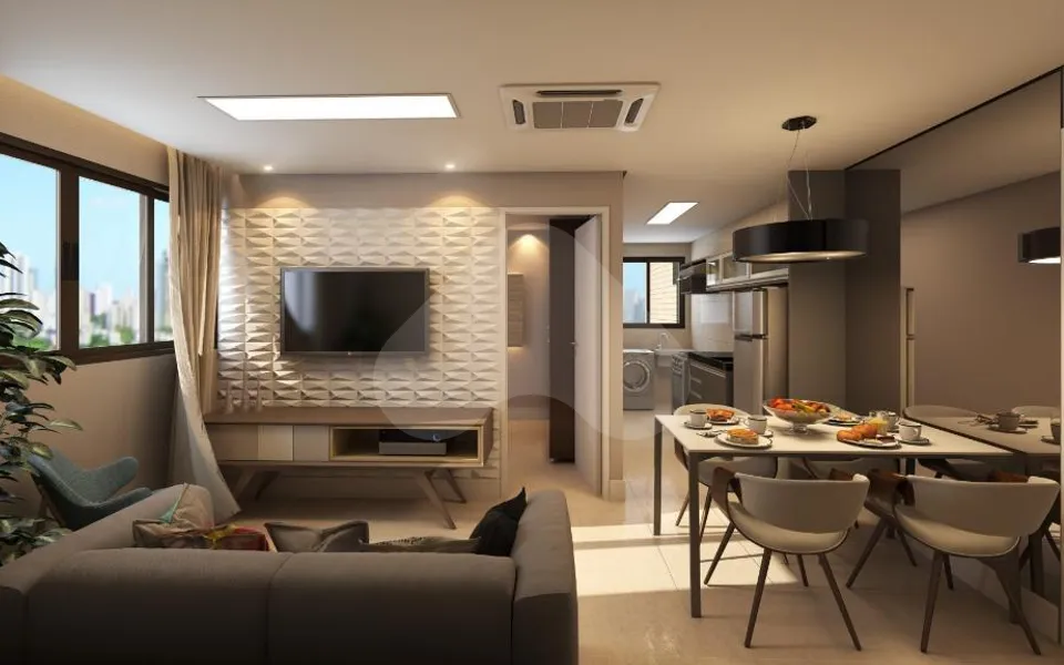 Edifício Noa - Apartamento com 33,13 m², em Graças — foto 3