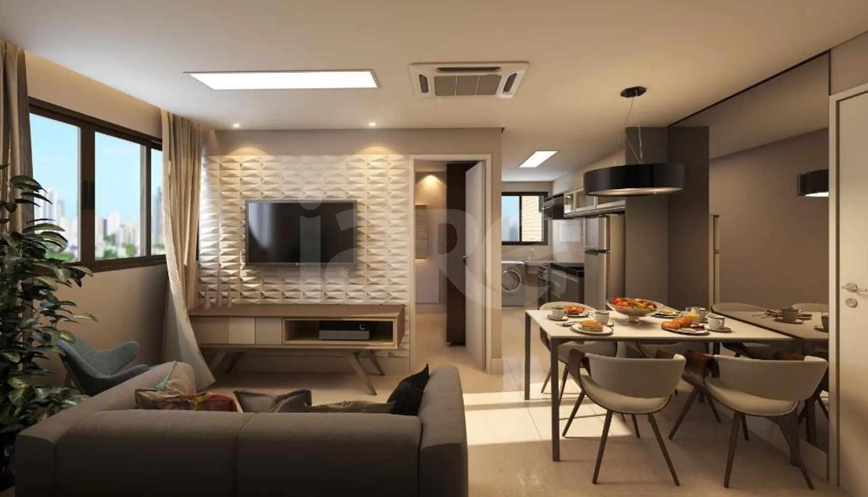 Edifício Noa - Apartamento com 33,13 m², em Graças — foto 2