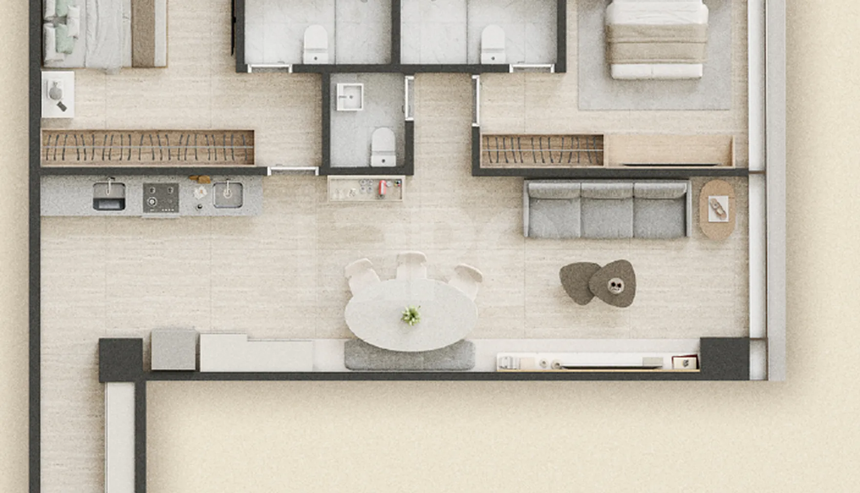 Planta — Apartamento 78,9 m²