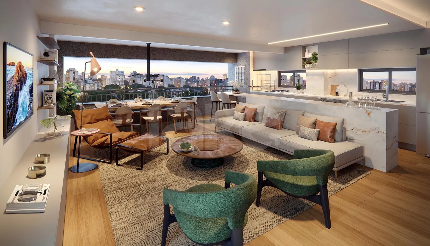 Praça Kant - Apartamento com 81 m², em Jardim Vila Mariana — foto 3
