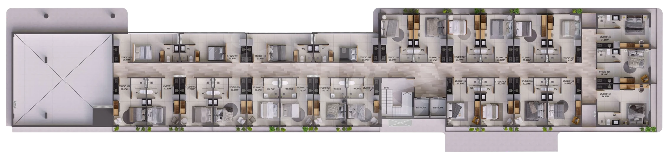Planta — Pavimento 1
