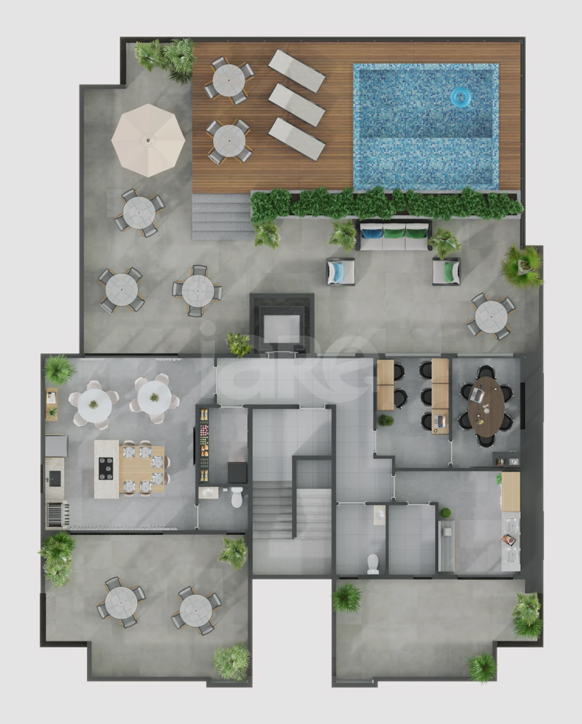 Planta — Pavimento lazer