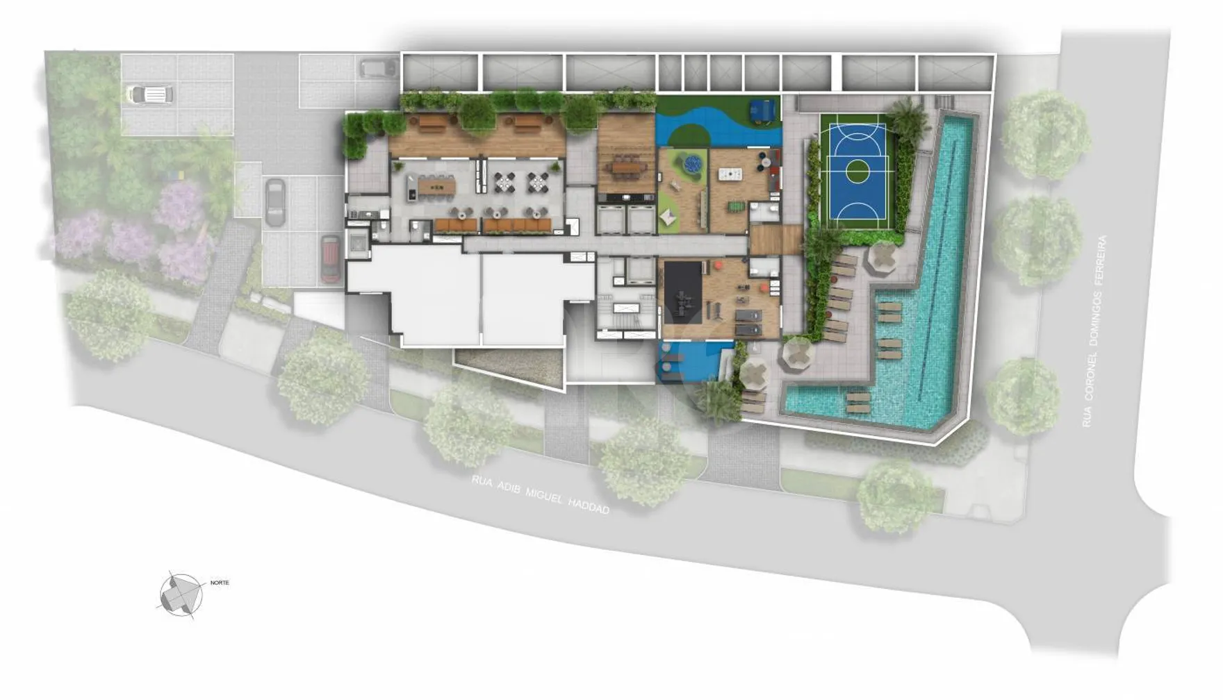 Planta — Pavimento lazer