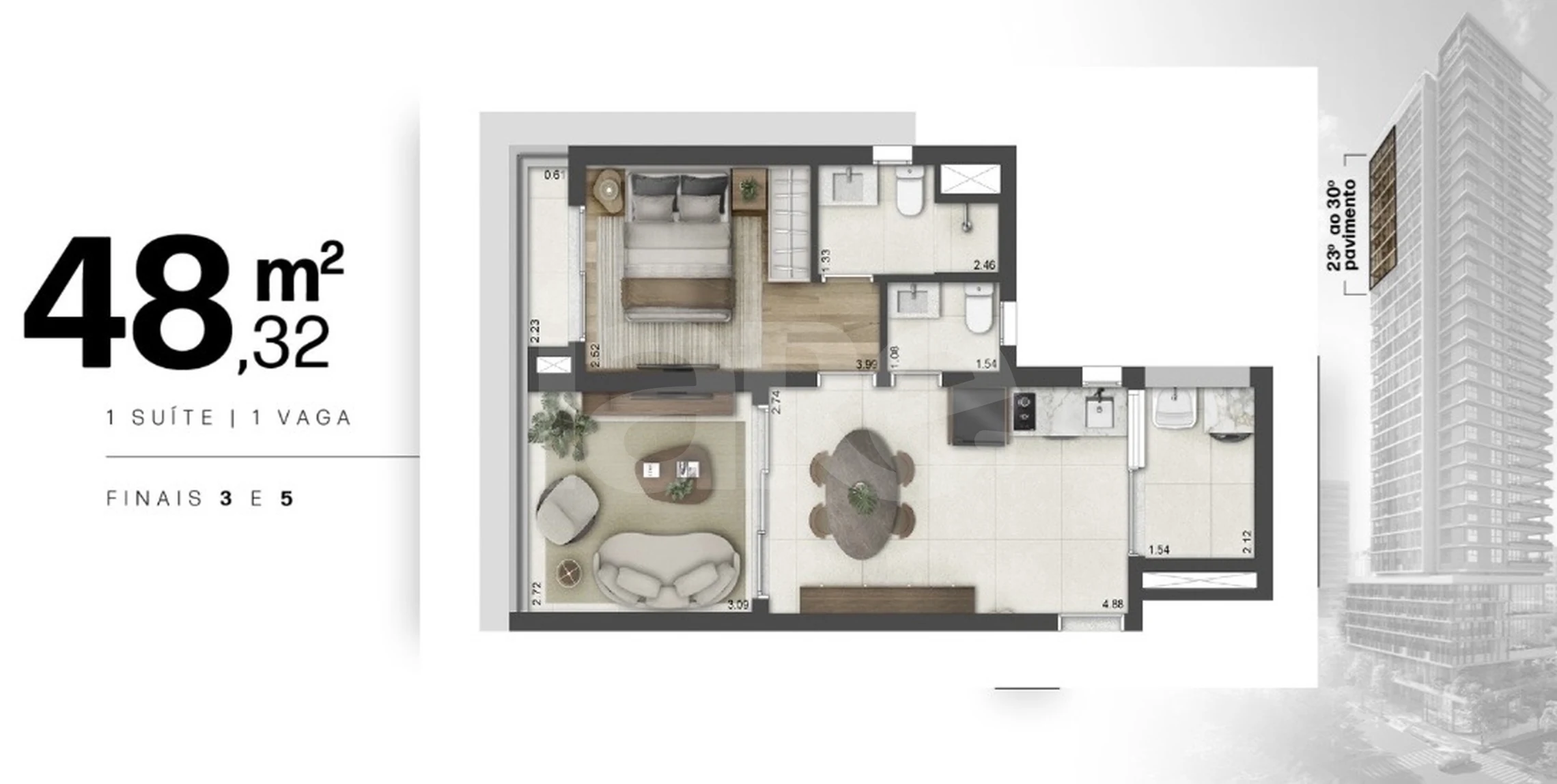 Galeria Lorena - Apartamento com 75,27 m², em Jardim Paulista — foto 11
