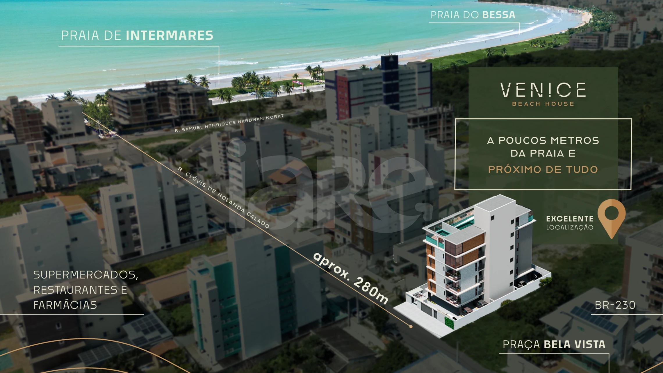 Venice Beach House - Studio com 23,02 m², em Intermares — foto 6
